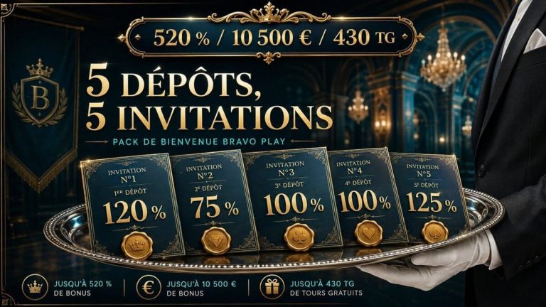 Bravo Play Casino bonus bienvenue