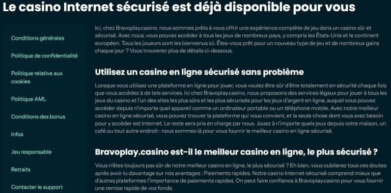 Bravo Play Casino licence