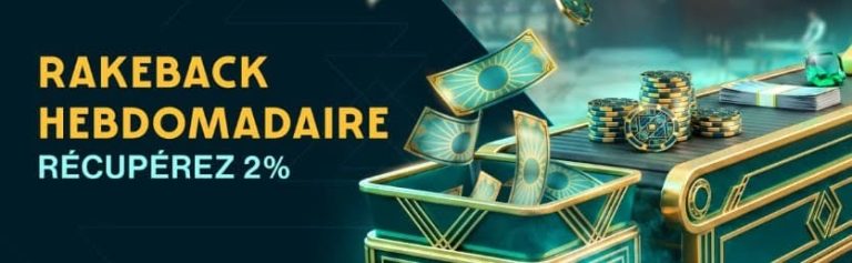 Bravo Play Casino rakeback hebdomadaire